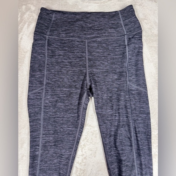 Victoria’s Secret Heather Purple Grey Athletic Leggings Size 10 - Picture 2 of 15